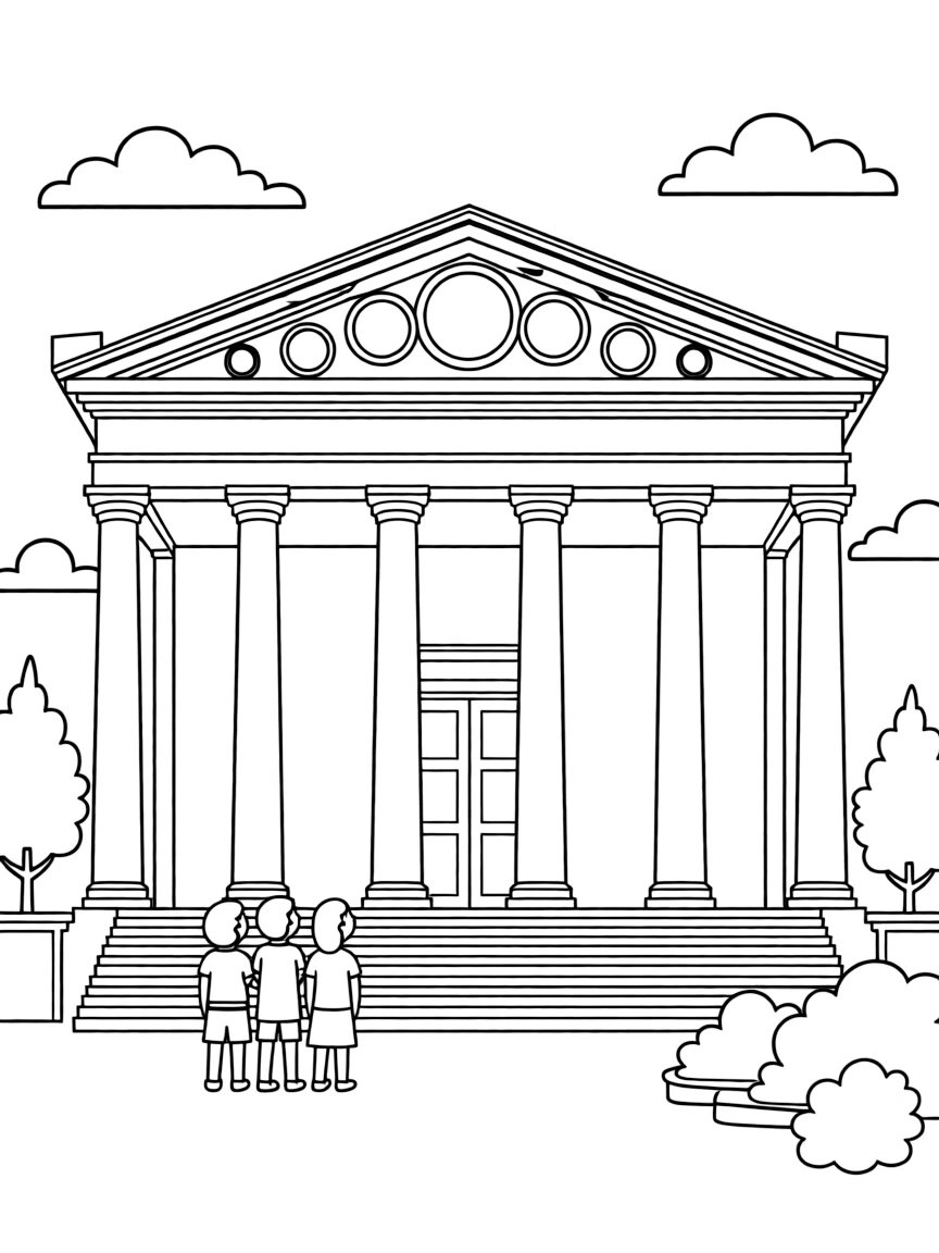 (France) Église de la Madeleine Greek temple design