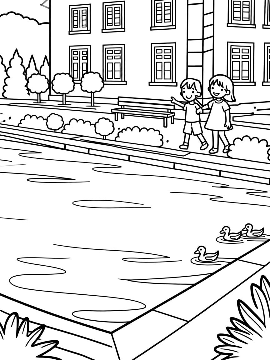 (France) Château de Courances water gardens