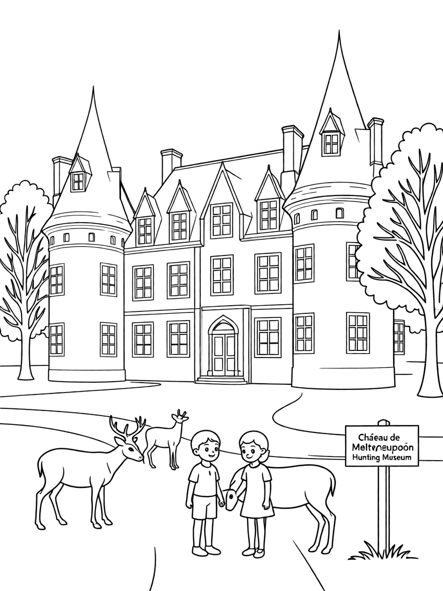 (France) Château de Montpoupon hunting museum