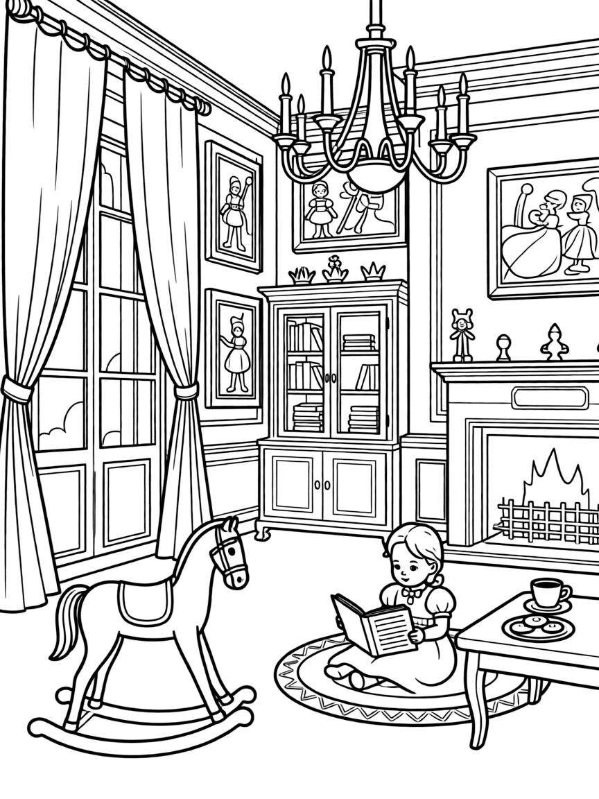 (France) Château de Breteuil fairy tale interiors
