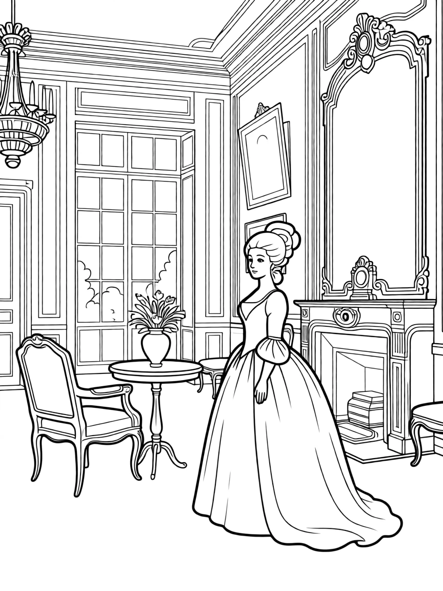 (France) Versailles Madame de Pompadour's apartments