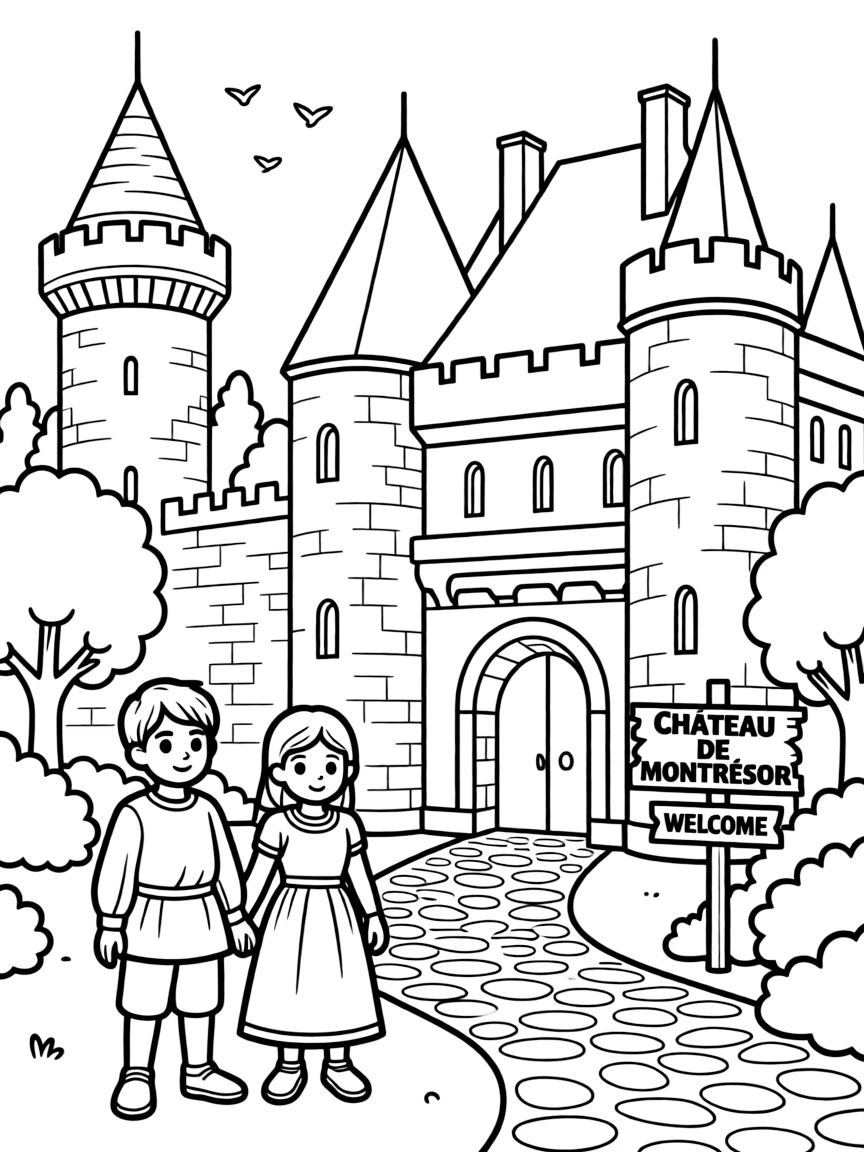 (France) Château de Montrésor medieval village