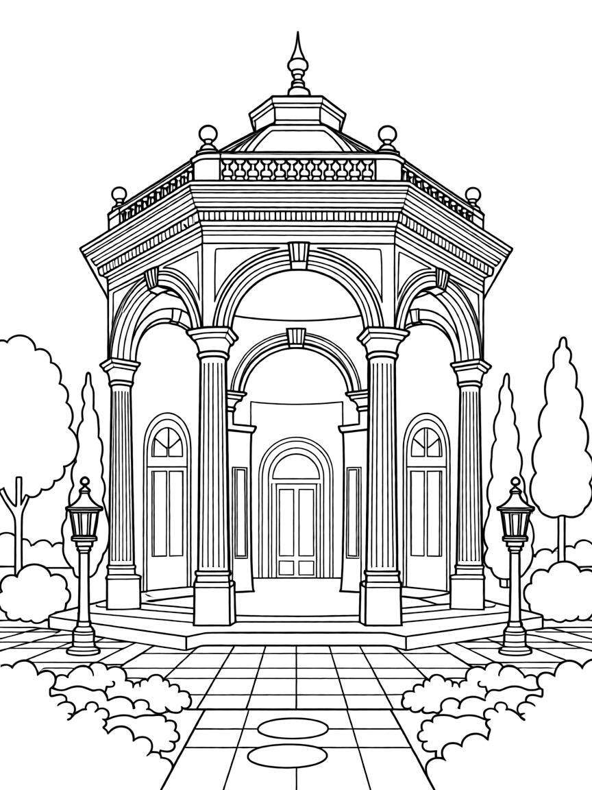 (France) Versailles Swedish Pavilion exotic architecture