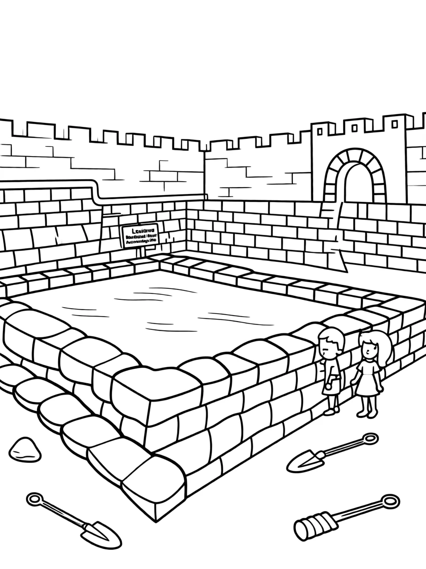 (France) Louvre medieval moat archaeological site