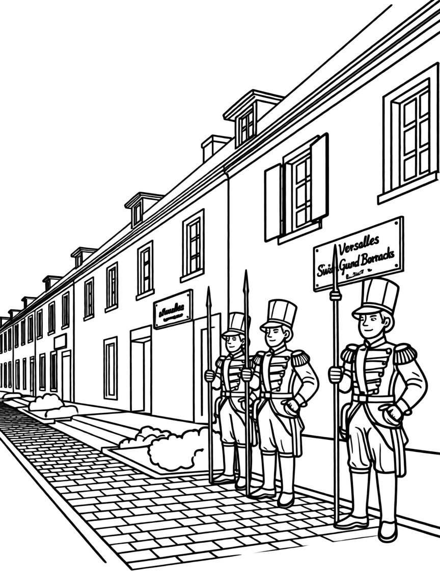 (France) Versailles Swiss Guard barracks