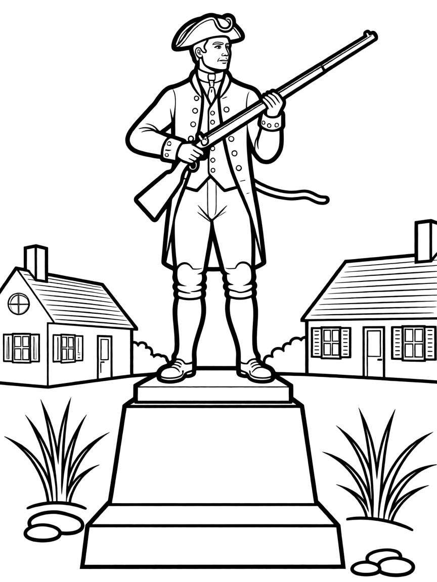(Massachusetts) Minute Man statue at Lexington and Concord