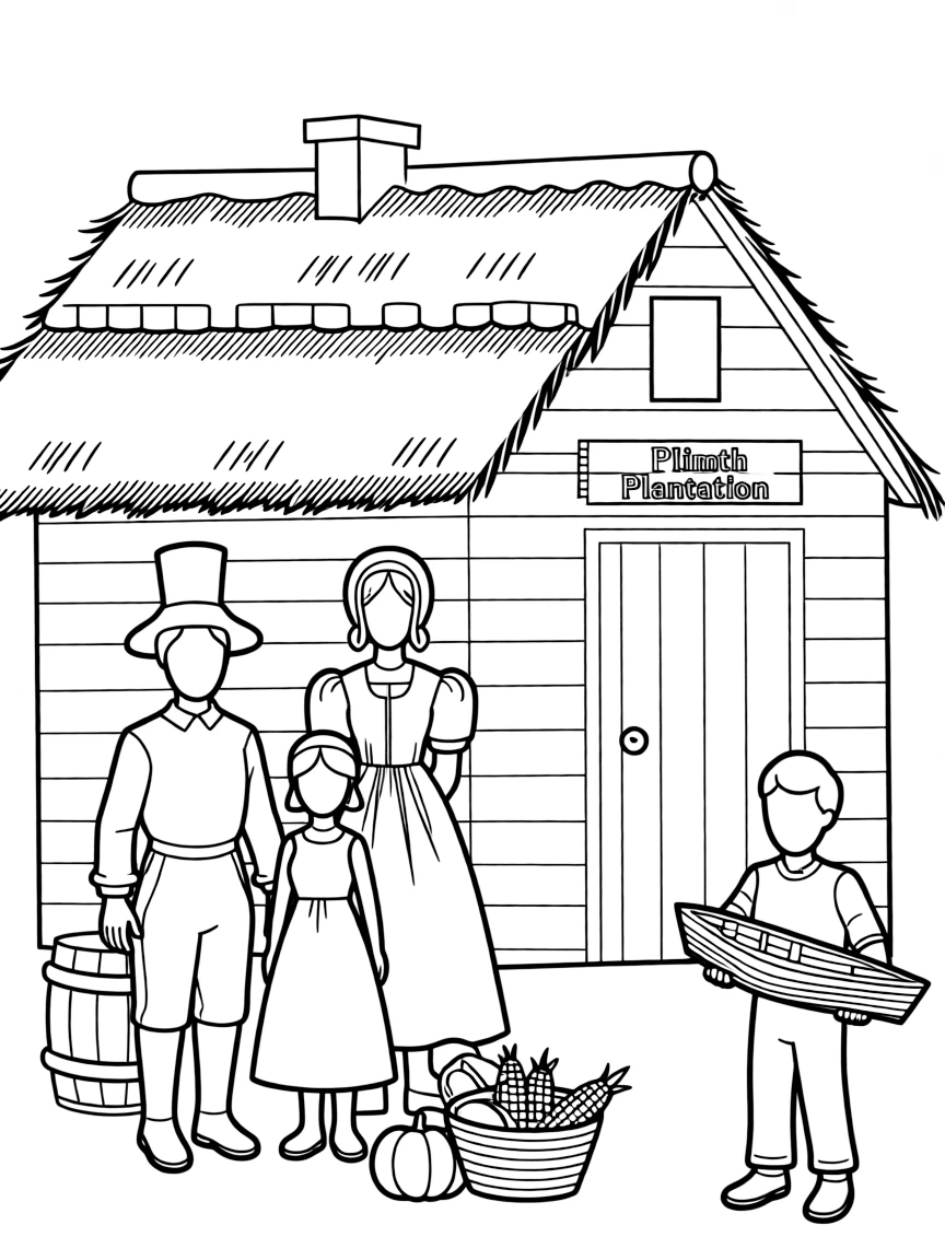 (Massachusetts) Plimoth Plantation historical recreation