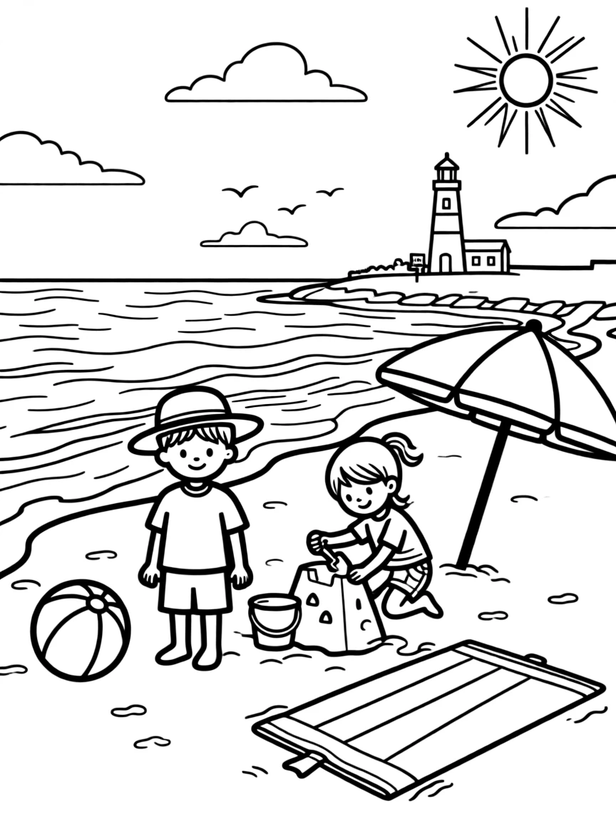 (Massachusetts) Summer beach day at Cape Cod