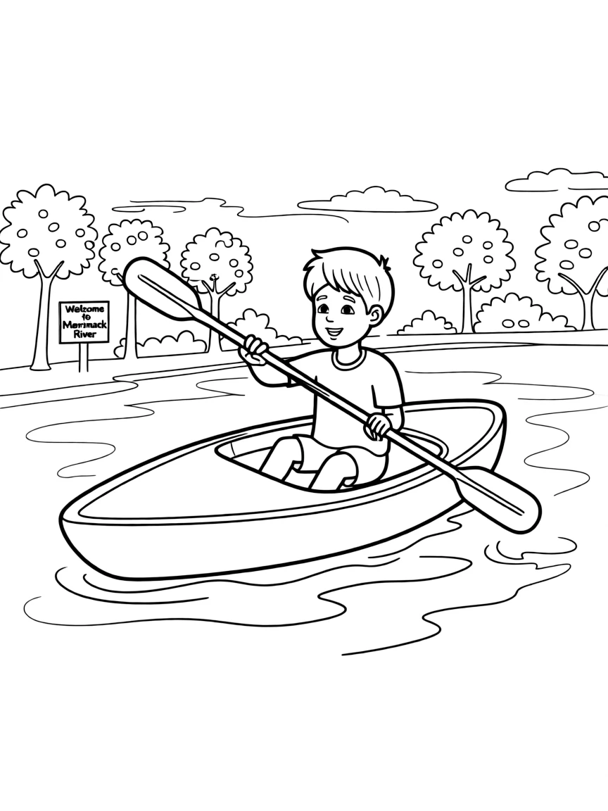(Massachusetts) Kayaking in the Merrimack River