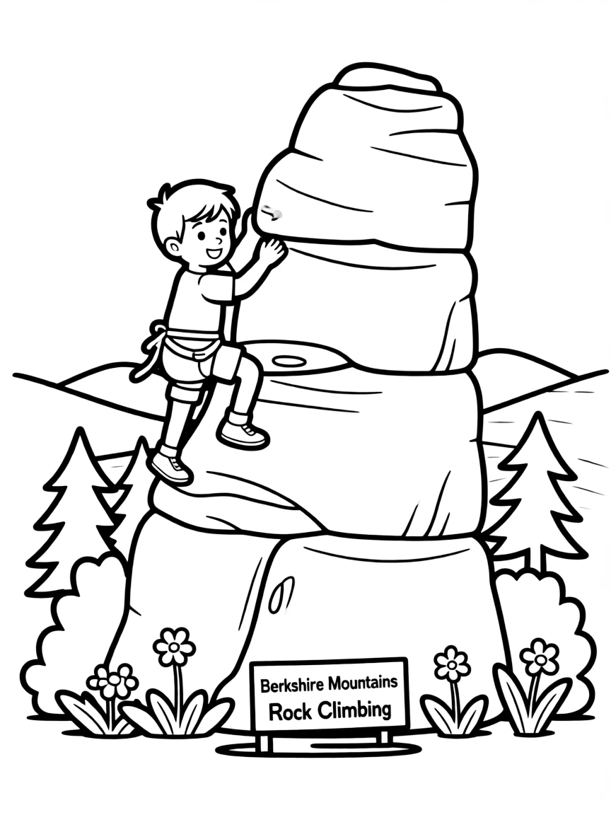 (Massachusetts) Rock climbing in the Berkshire Mountains