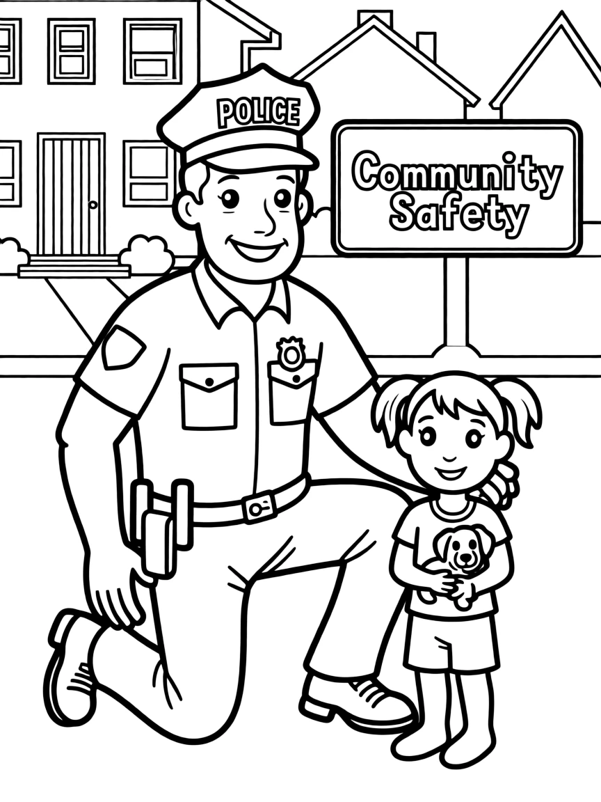 (Massachusetts) Police officer helping in the community