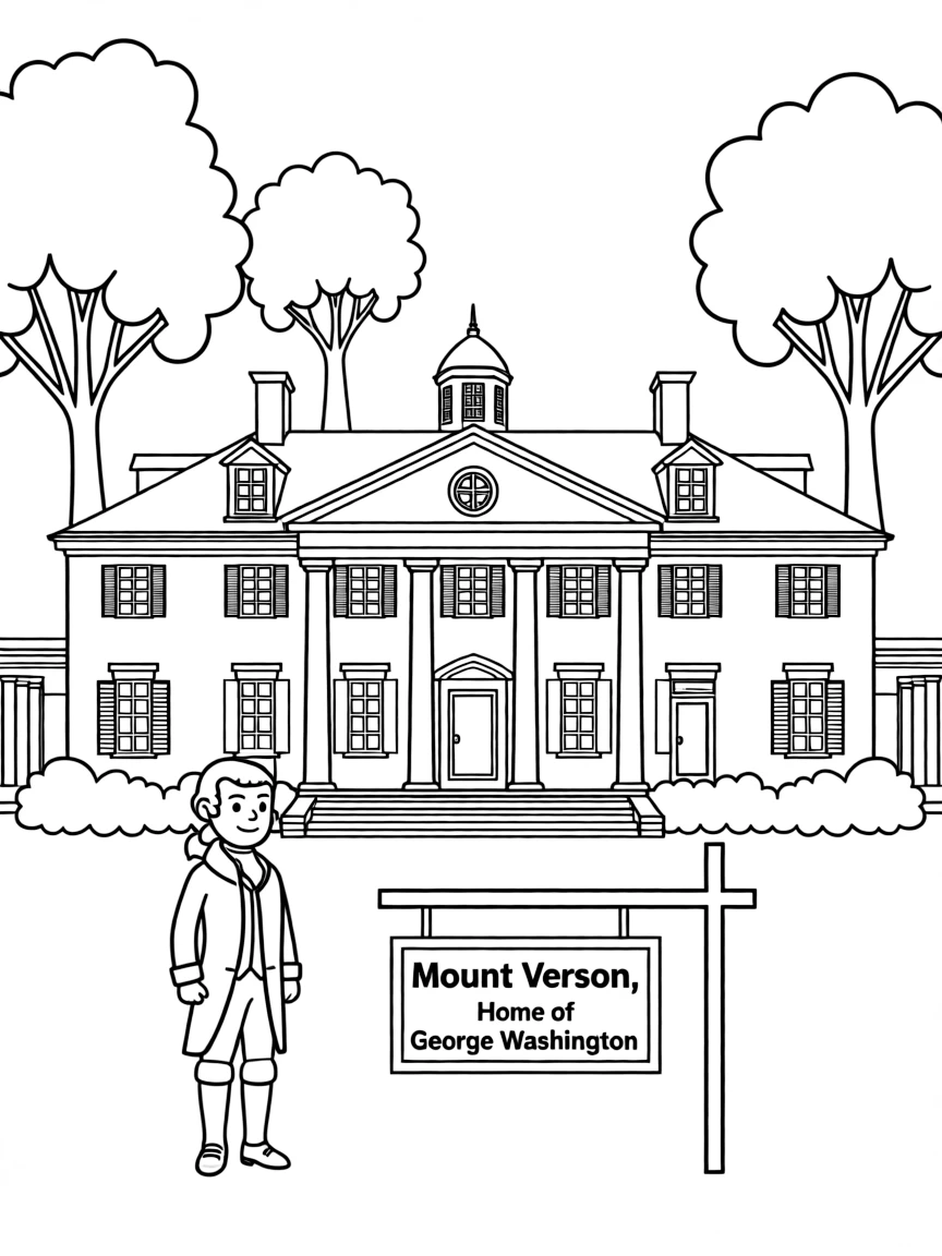 (Virginia) Mount Vernon, George Washington's historic plantation home