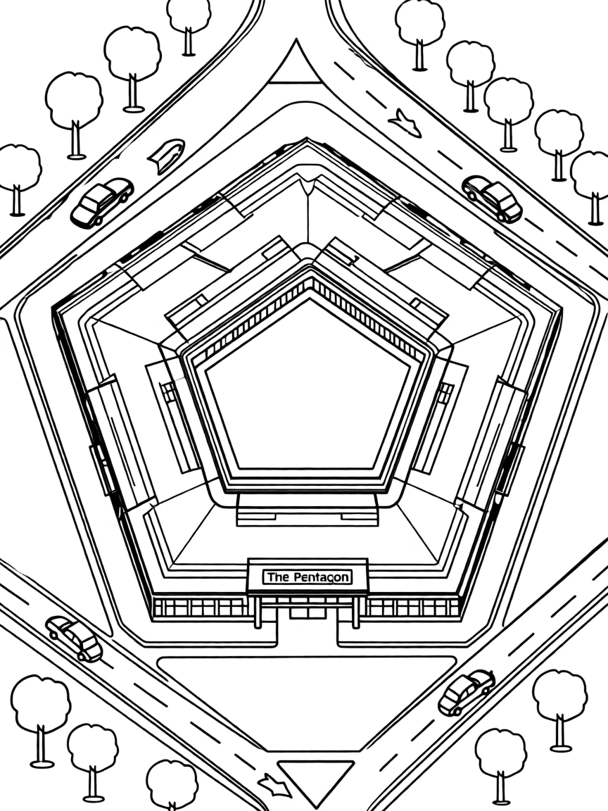 (Virginia) The Pentagon building from an aerial view