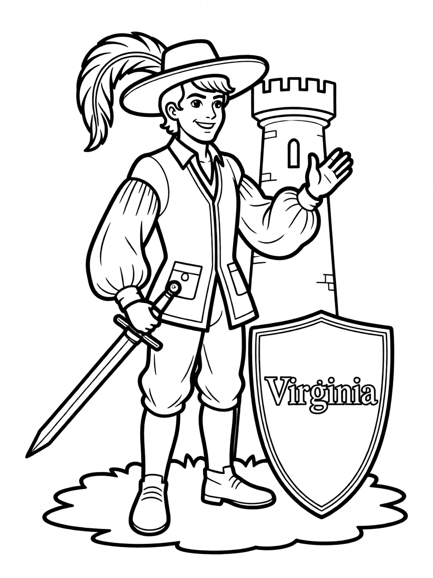 (Virginia) University of Virginia's Cavalier mascot