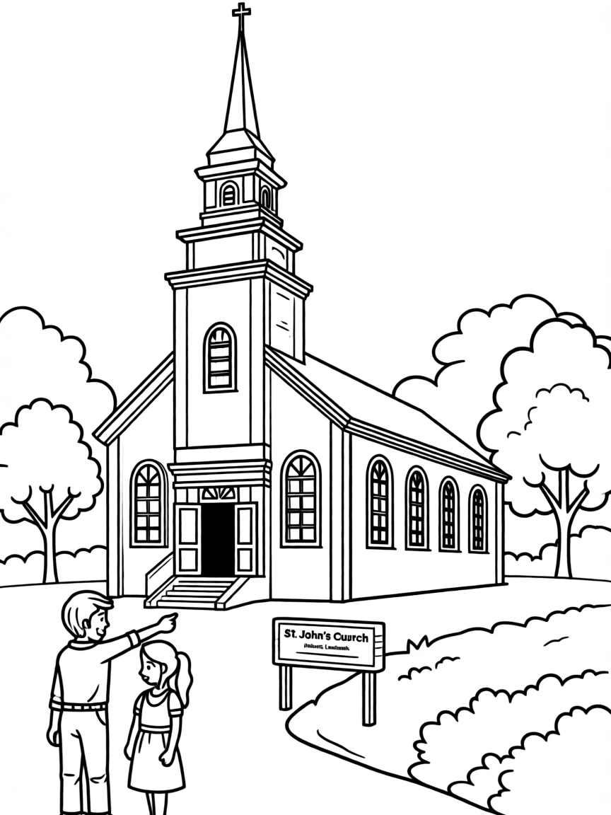 (Virginia) St. (Virginia) John's Church in Richmond where Patrick Henry spoke