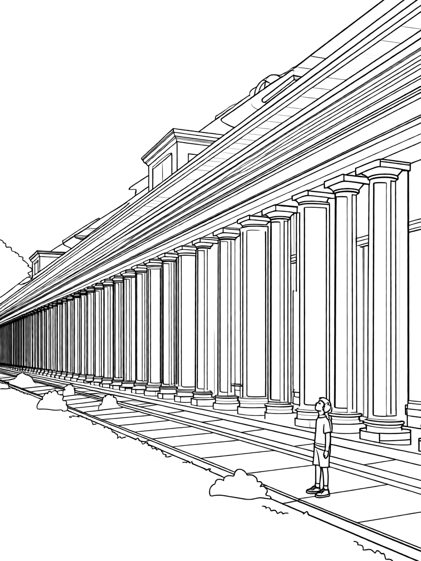 (Virginia) Washington and Lee University colonnade