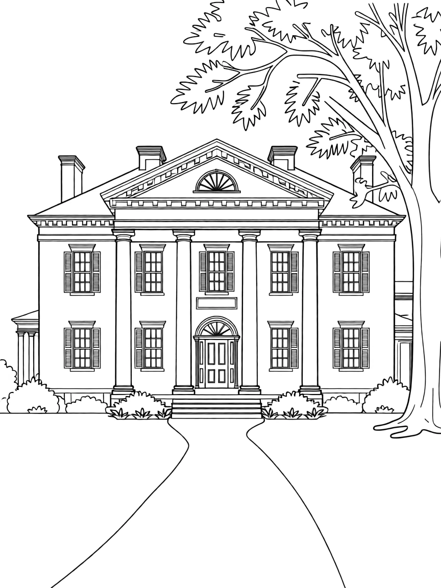 (Virginia) The Virginia Governor's Mansion in Richmond