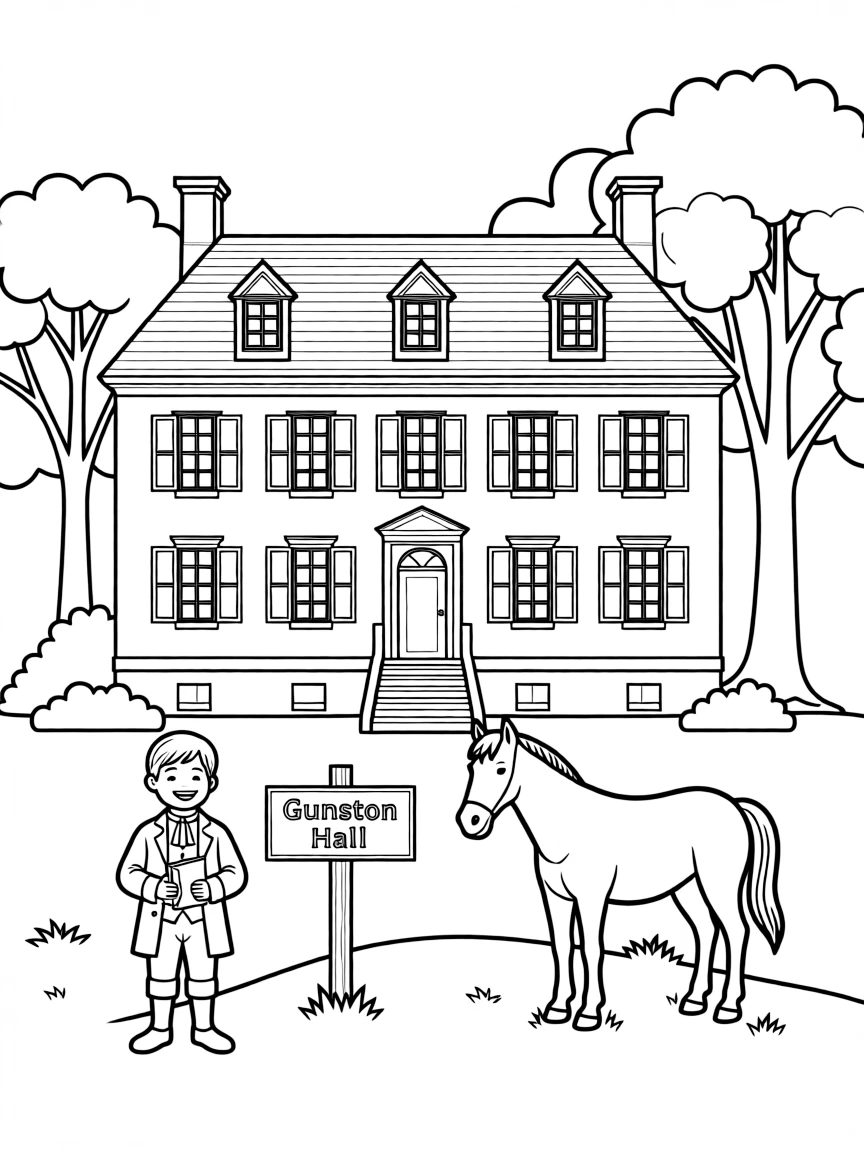 (Virginia) Gunston Hall, George Mason's plantation