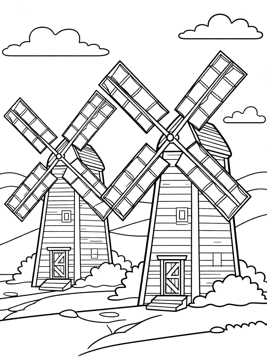 (Virginia) Colonial-era windmills