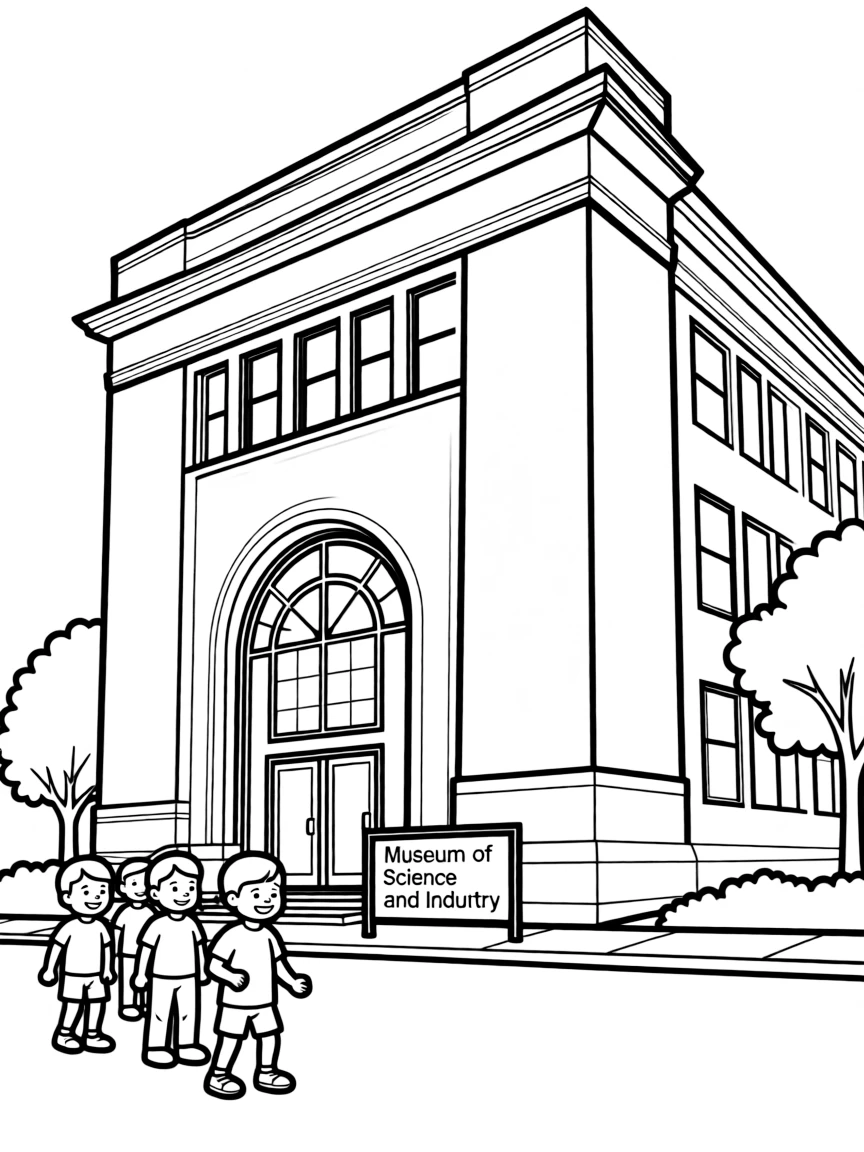 (Illinois) The Museum of Science and Industry building