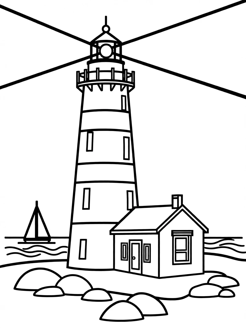 (Connecticut) The famous Mystic Seaport lighthouse