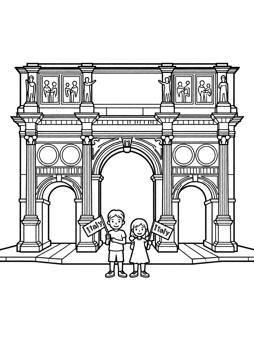 (Italy) The Arch of Constantine in Rome