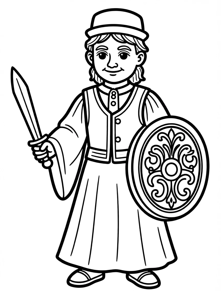 (Italy) A traditional Sicilian puppet