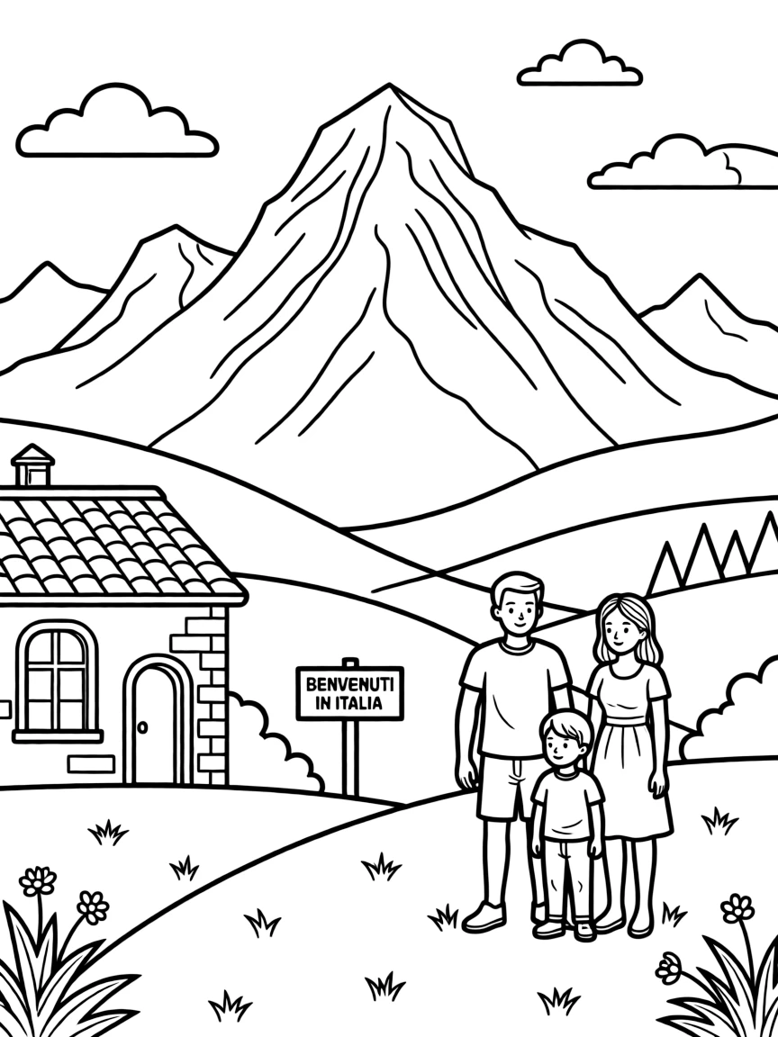 (Italy) A mountain view from northern Italy