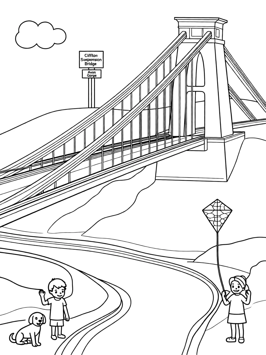 (UK, United Kingdom) Clifton Suspension Bridge over Avon Gorge