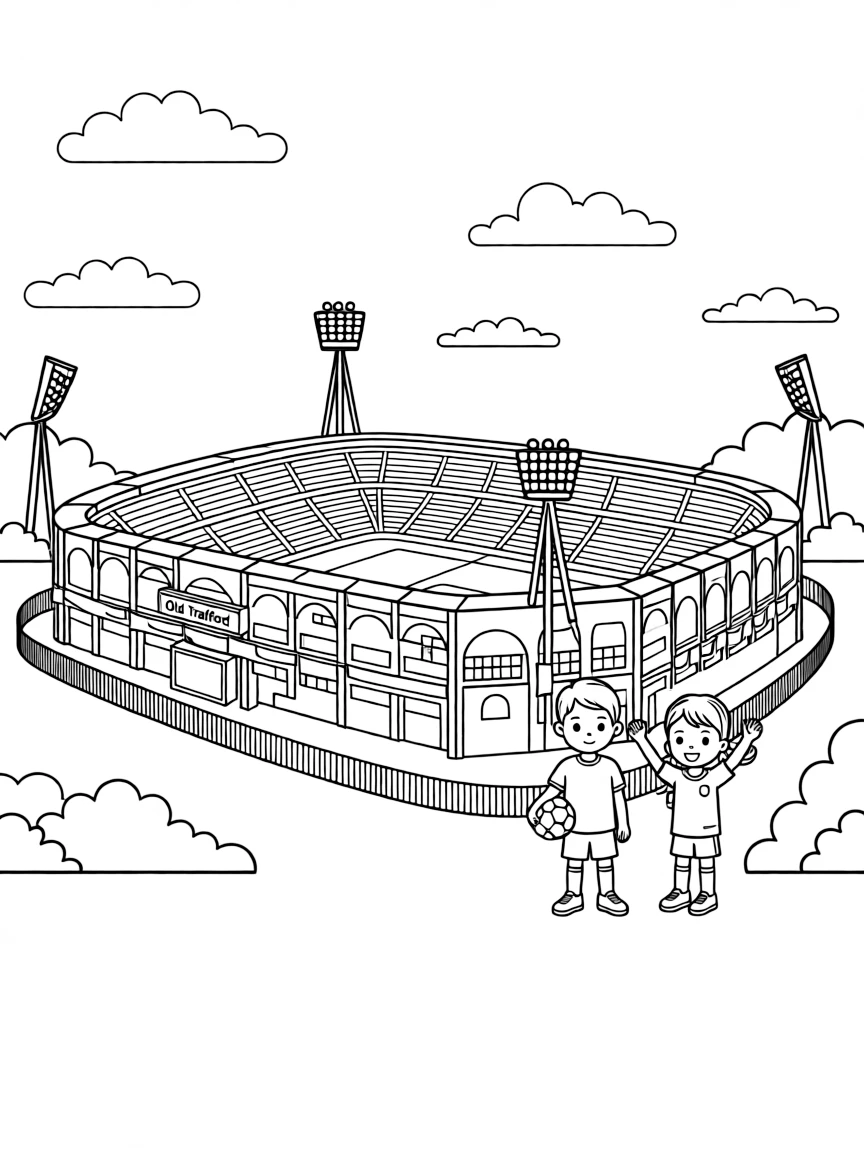 (UK, United Kingdom) Old Trafford football stadium
