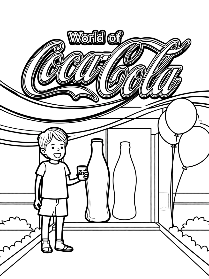 (Georgia) A child visiting the World of Coca-Cola