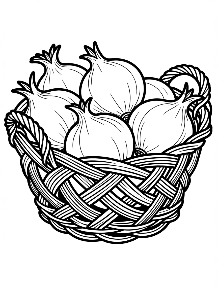 (Georgia) A basket of Vidalia onions