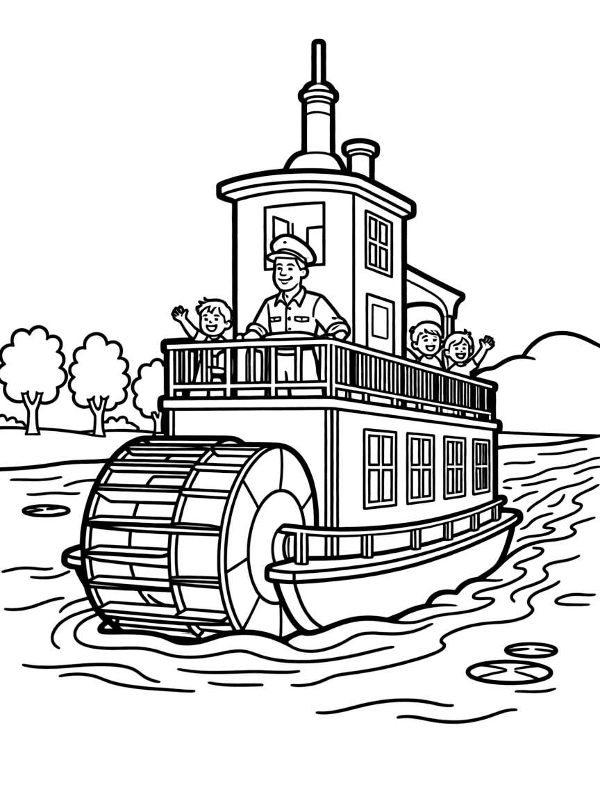 (Arkansas) A paddleboat on the Arkansas River