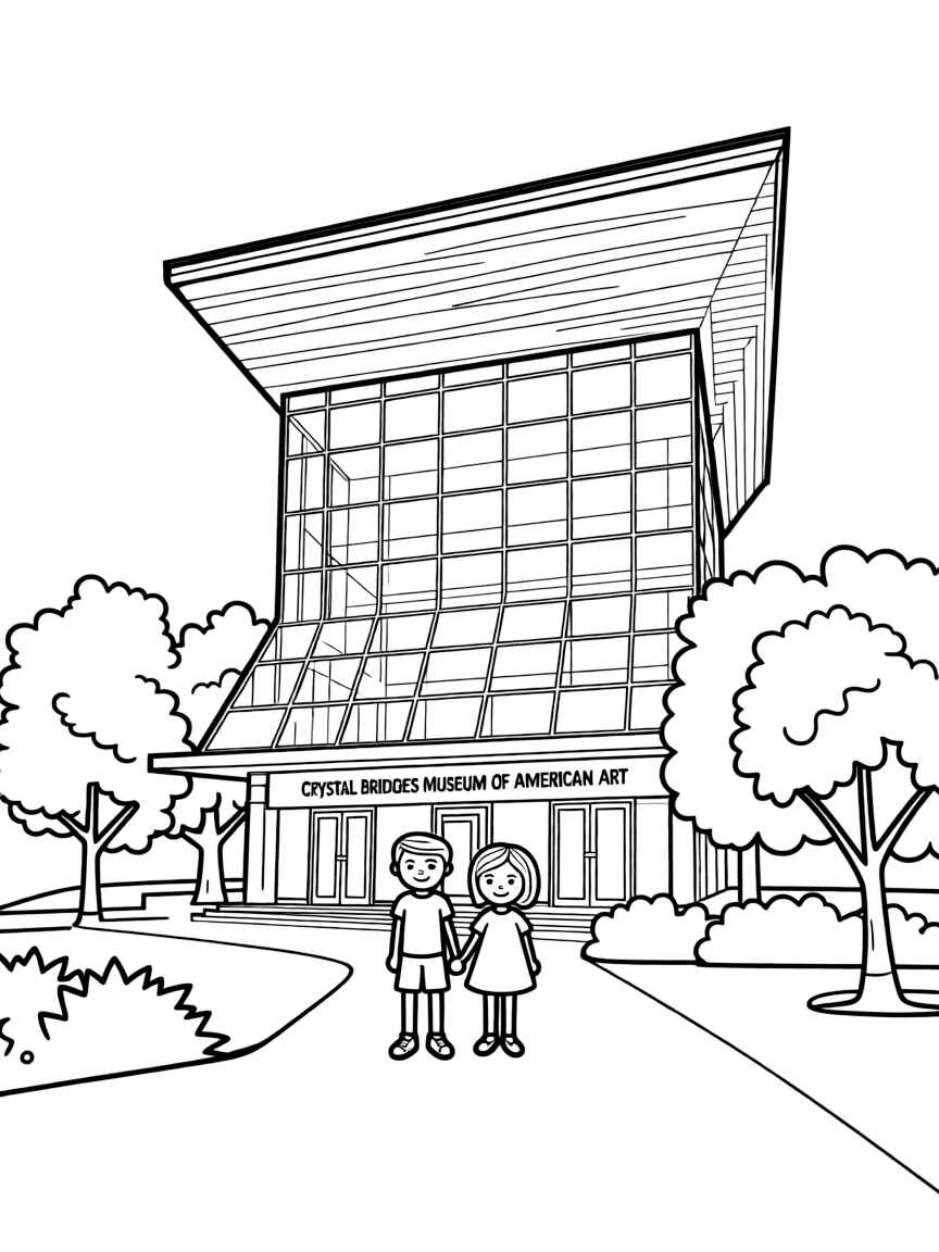 (Arkansas) Crystal Bridges Museum of American Art in Bentonville