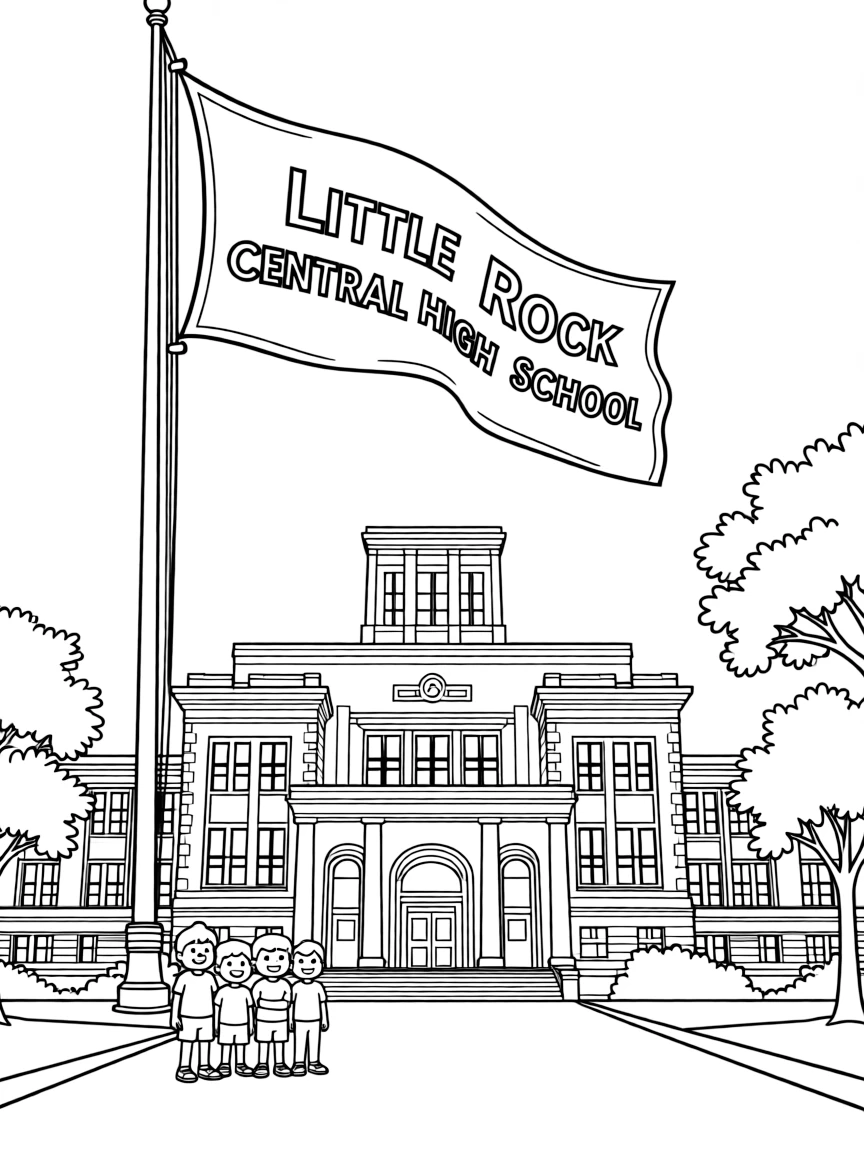 (Arkansas) The Little Rock Central High School building