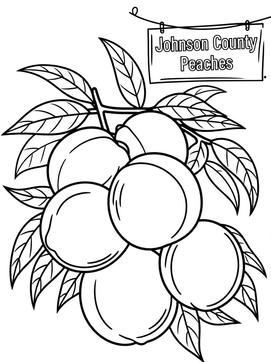 (Arkansas) A bunch of peaches from Johnson County