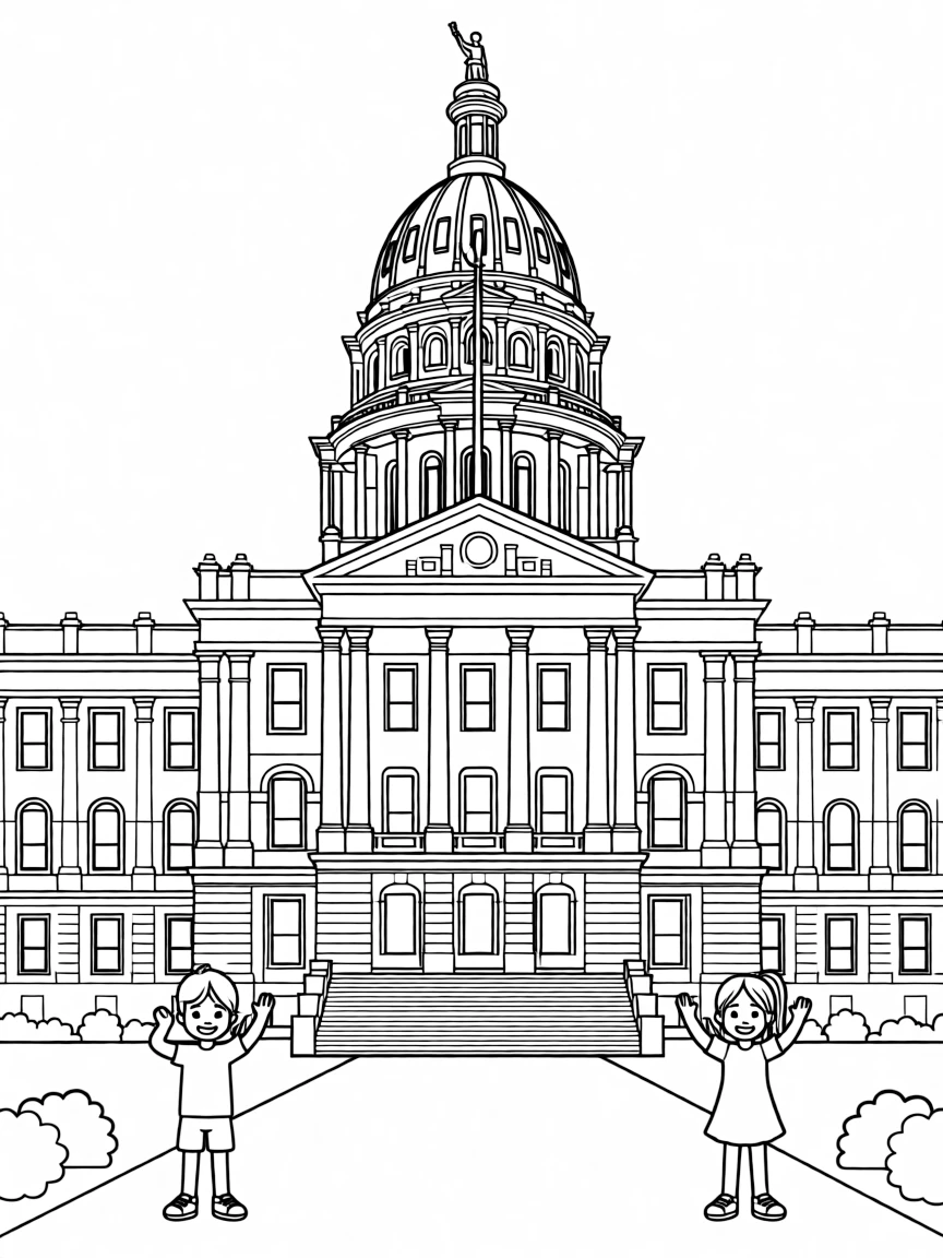(Colorado) The Colorado State Capitol building
