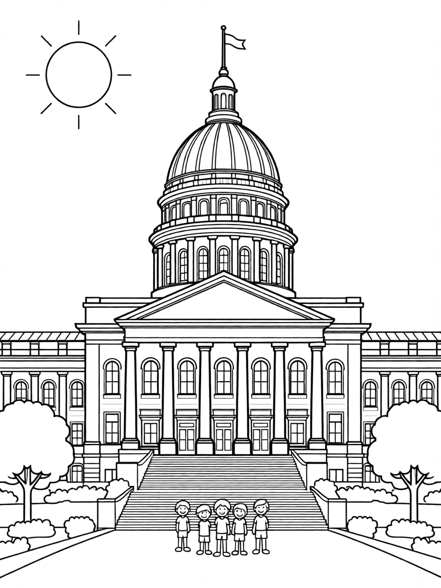 (Kansas) Kansas state capitol building in Topeka