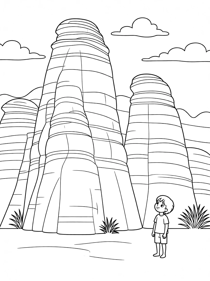 (Kansas) Monument Rocks chalk formations