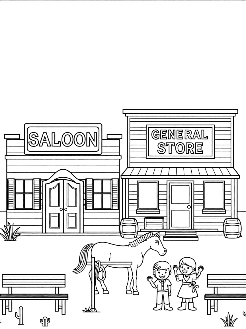 (Kansas) Old west saloon and general store