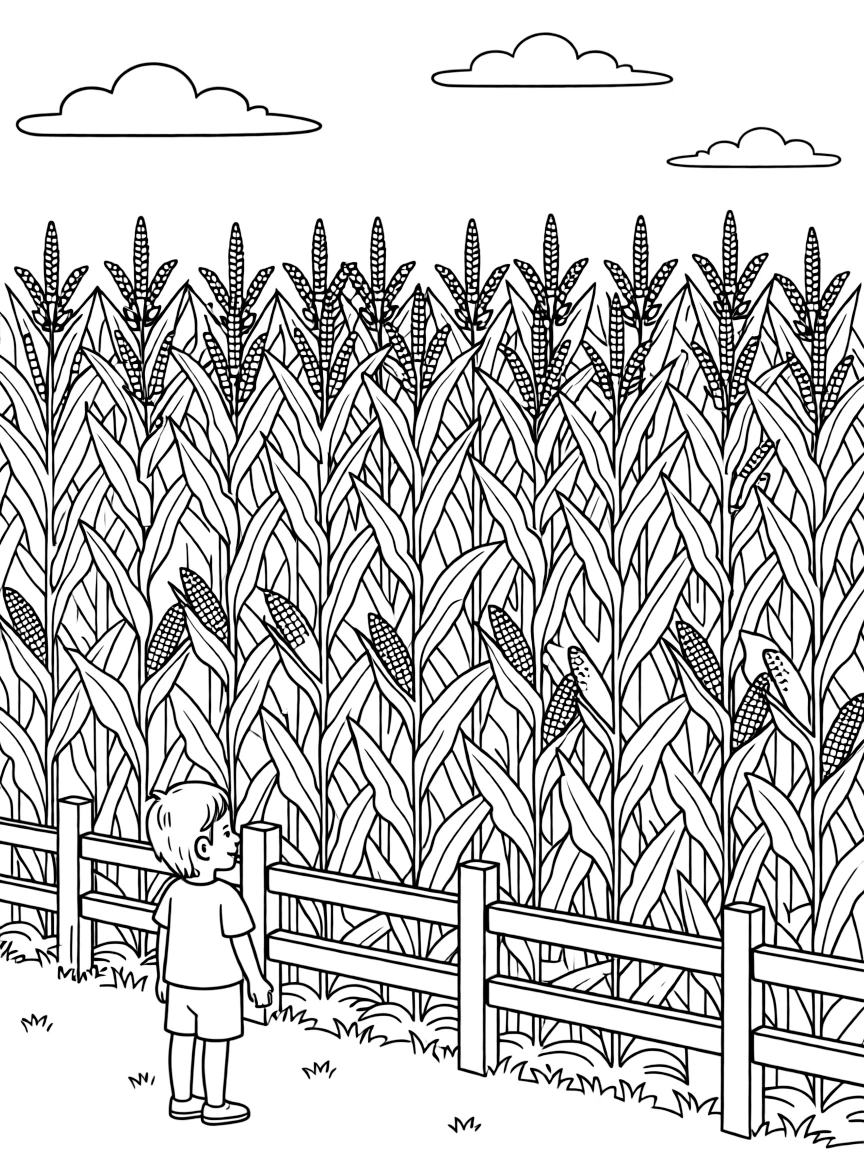 (Indiana) A cornfield in Indiana