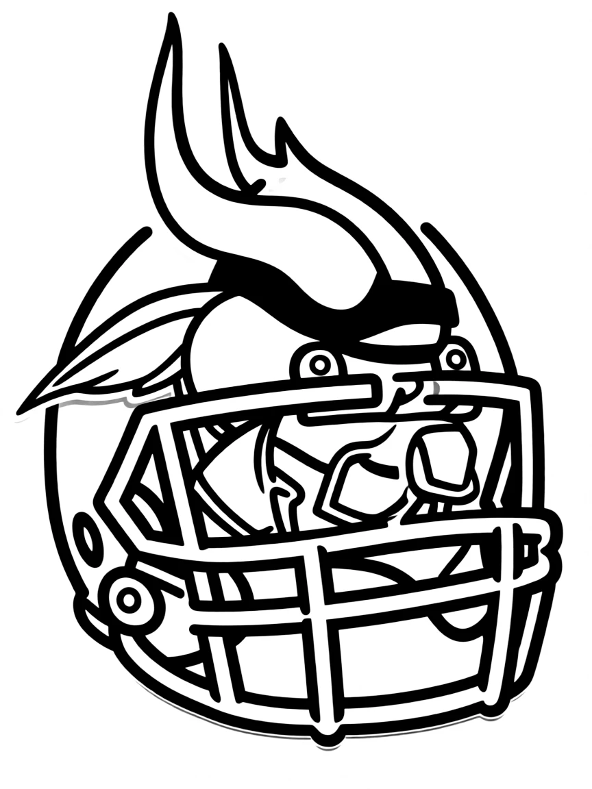 (Minnesota) Minnesota Vikings football helmet