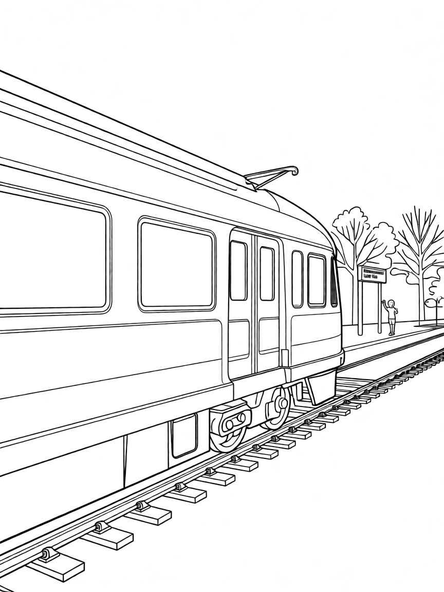(Minnesota) A Minneapolis light rail train