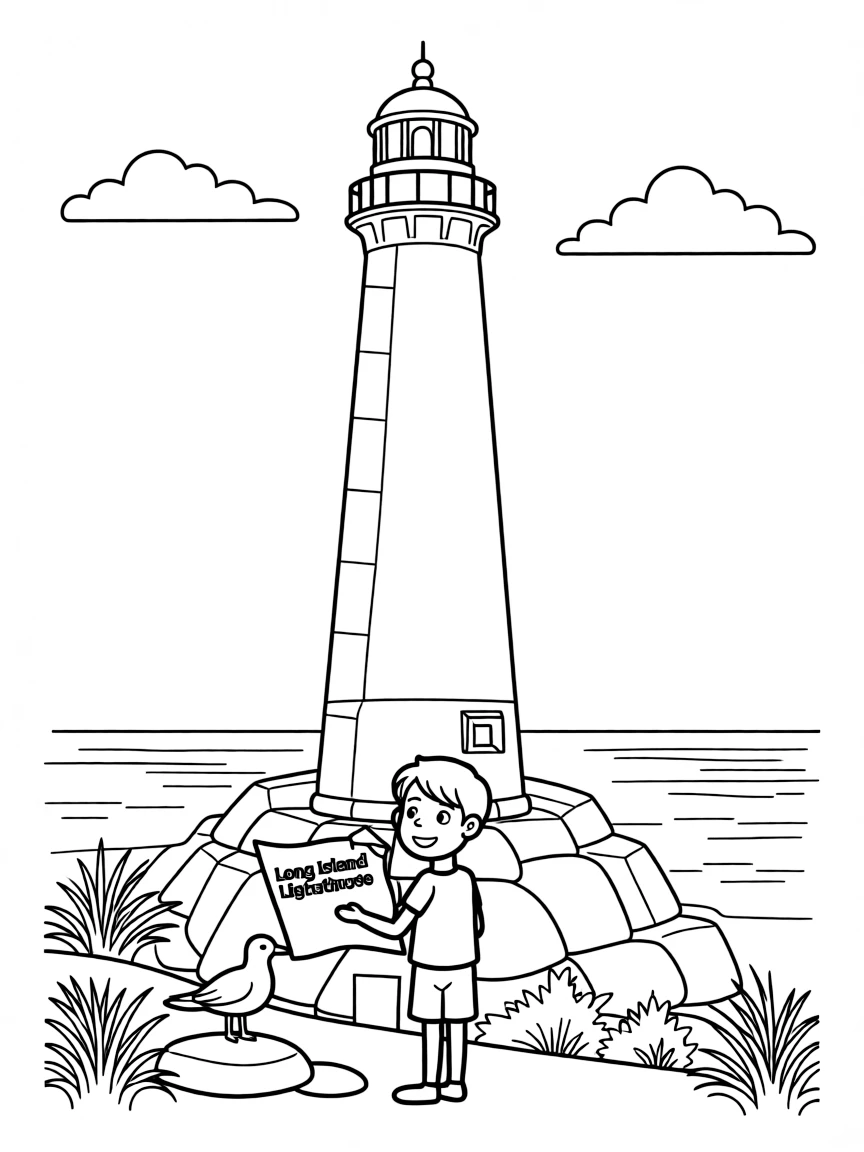 (New York) Lighthouse on Long Island