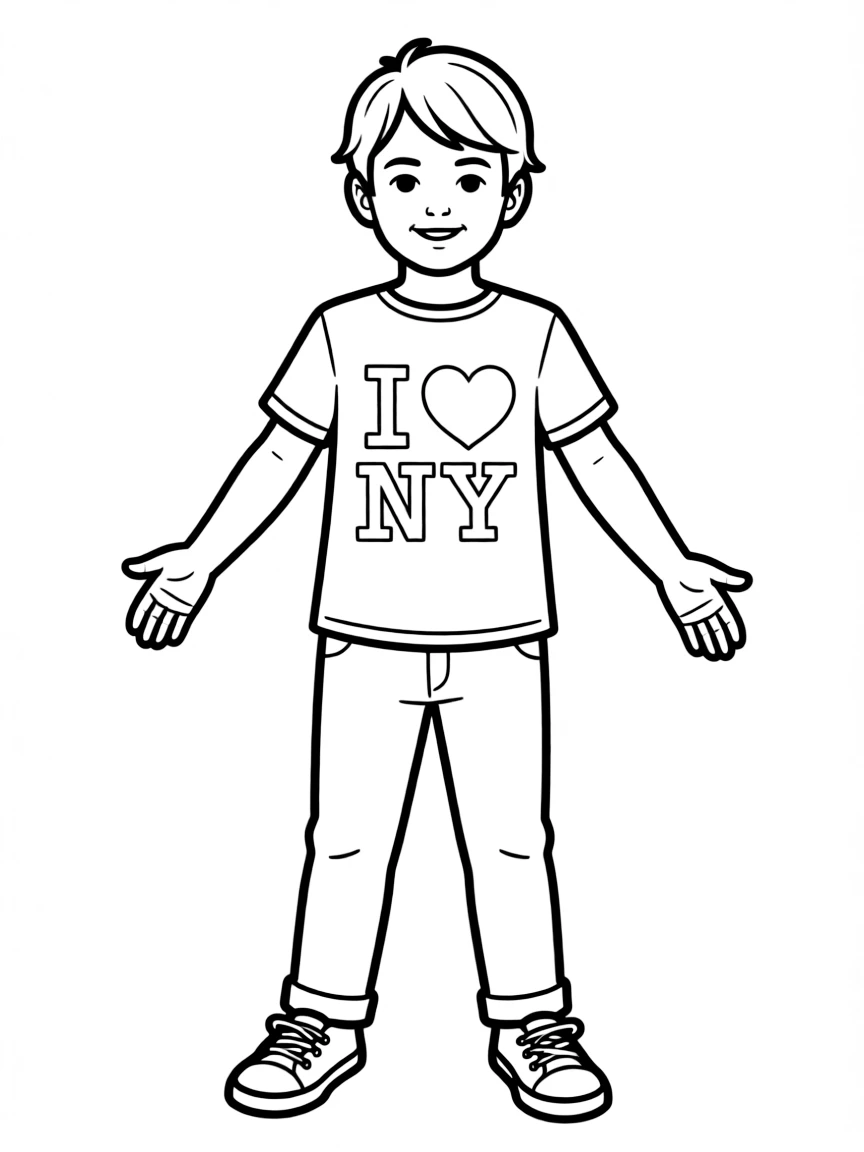 (New York) “I ❤️ NY” T-shirt design
