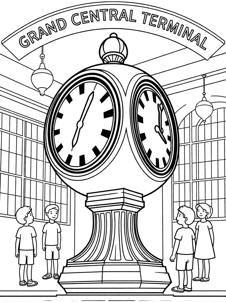 (New York) Grand Central Terminal clock