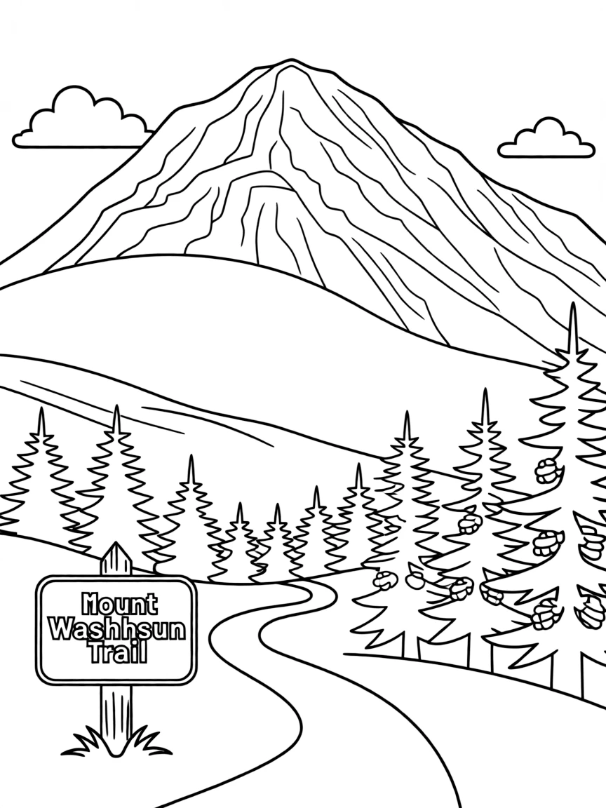 (New Hampshire) A scenic view of Mount Washington