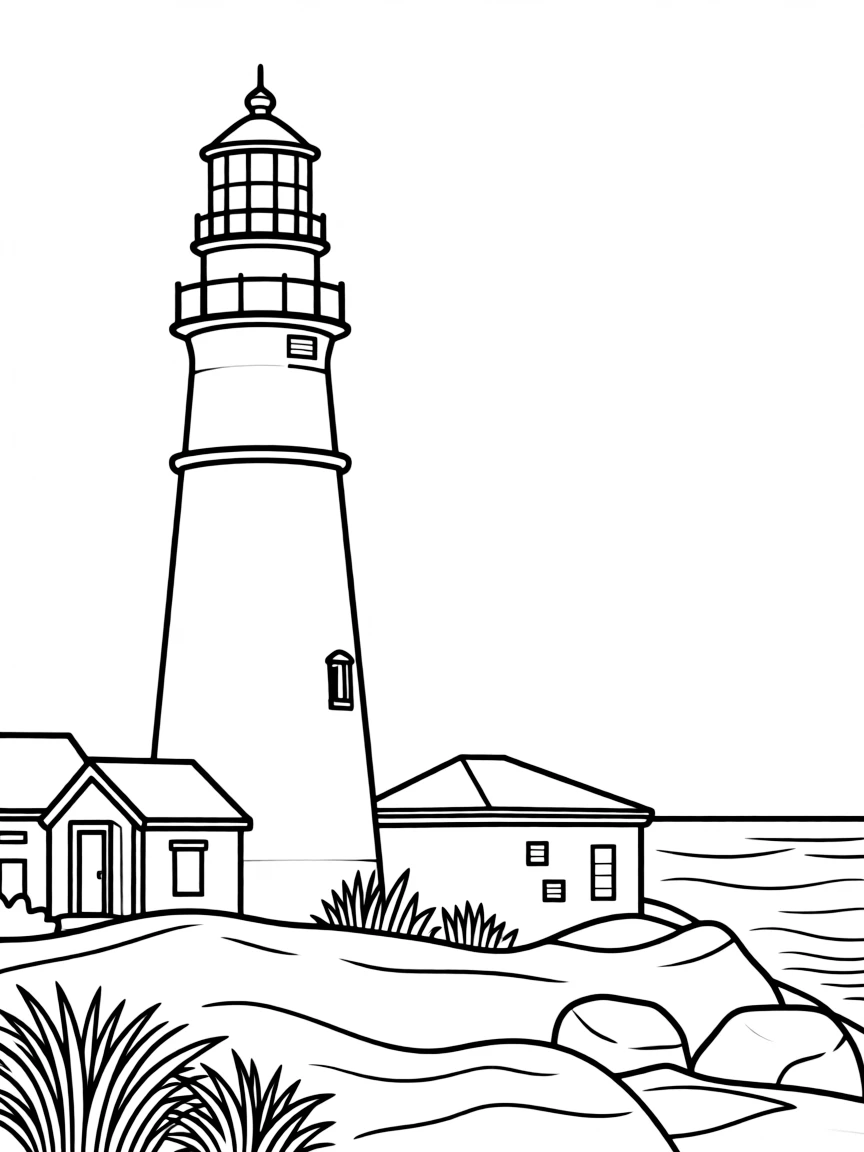 (Maine) The Portland Head Light lighthouse