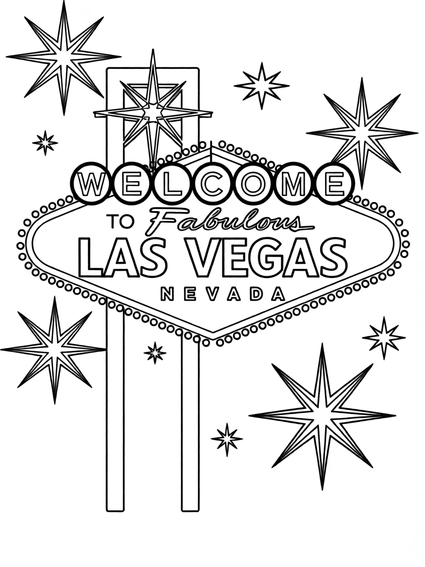 (Nevada) A Las Vegas welcome sign