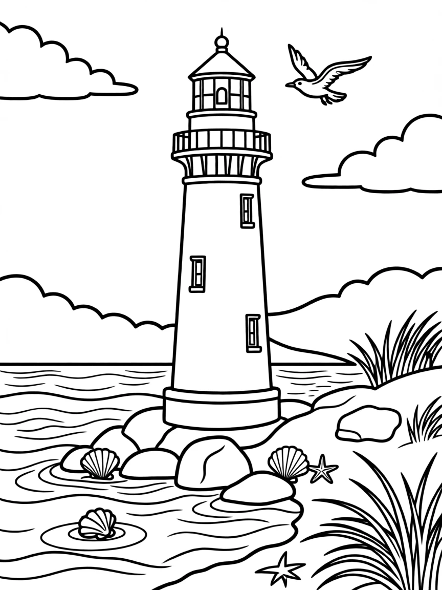 (Oregon) Lighthouse on the Oregon coast